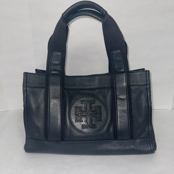Tory Burch Handbags - Tory Burch Black Leather Tote